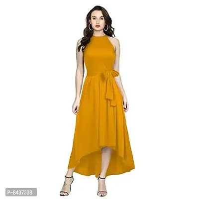 Pearl Styles Women'S Maxi Dress (S28 Yellow Xl_Yellow_X-Large)-thumb0