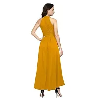 Pearl Styles Women'S Maxi Dress (S28 Yellow Xl_Yellow_X-Large)-thumb1