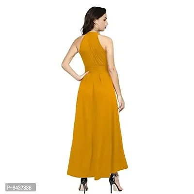 Pearl Styles Women'S Maxi Dress (S28 Yellow Xl_Yellow_X-Large)-thumb2