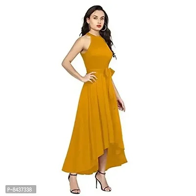Pearl Styles Women'S Maxi Dress (S28 Yellow Xl_Yellow_X-Large)-thumb3