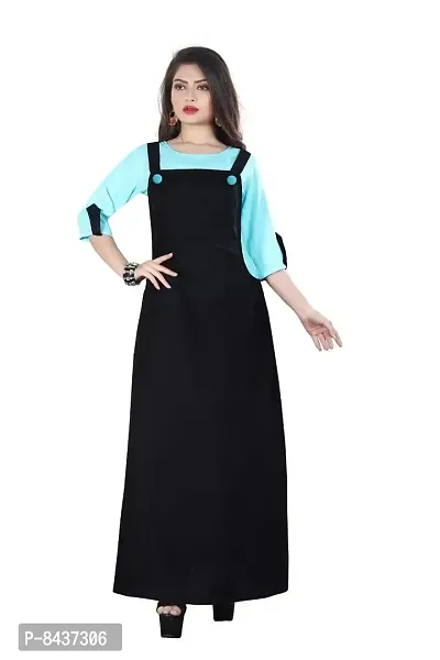 Women's A-Line Maxi Dress-thumb0