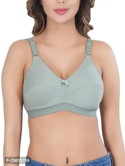 Women's Non Padded Non Wired Cotton Full Coverage Bra pack of 1-thumb0