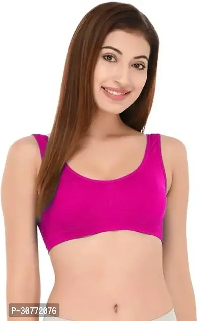 Women's Non Padded Non Wired Cotton Full Coverage Bra pack of 1-thumb0