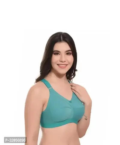 Stylish Cotton Solid Bra for Women-thumb0