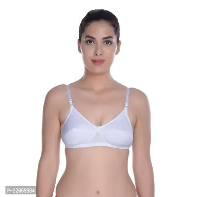 Stylish Cotton Non Padded Solid Bras For Women-thumb0