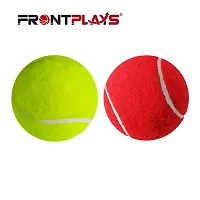 Tennis Ball, Light Tennis Ball for Cricket Practice, Training for All Age Group, Recommended for Indoor/Outdoor Street  Beach Cricket pack of 2-thumb2