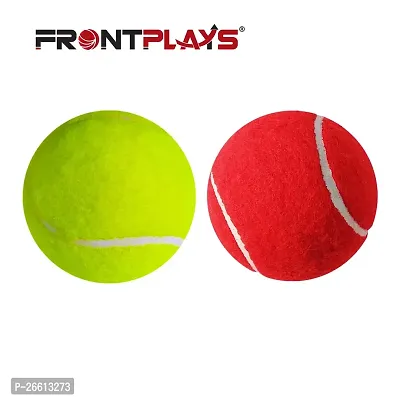 Tennis Ball, Light Tennis Ball for Cricket Practice, Training for All Age Group, Recommended for Indoor/Outdoor Street  Beach Cricket pack of 2-thumb3
