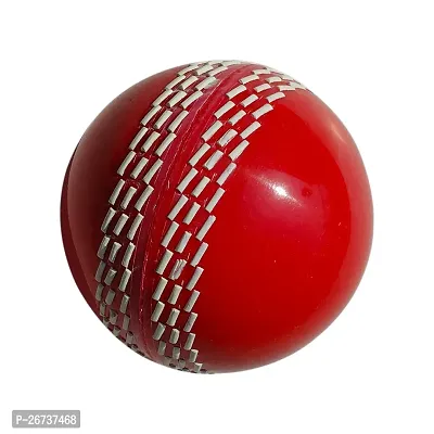 FRONTPLAYS Cricket Ball i 10 Cricket ball  Wind ball Red  White Soft Shiny Ball Pack Of 2-thumb3