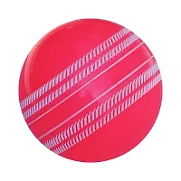 FRONTPLAYS Cricket Ball Cricket Rubber Synthetic Ball i10 Best for Cricket Practice Training Pack of 3 Multicolor-thumb2