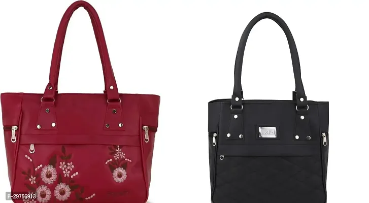 Stylish Multicoloured PU Handbags Combo For Women