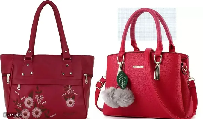 Stylish Multicoloured PU Handbags Combo For Women