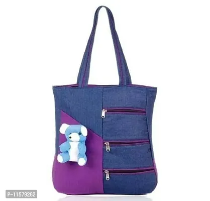 Stylish Multicoloured Regular Handheld Handbags For Women Pack Of 1-thumb0