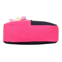 Stylish Pink PU Colourblocked Handbags For Women-thumb1