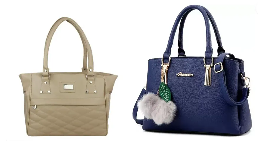 Combos Of 2 Stylish PU Handbags For Women