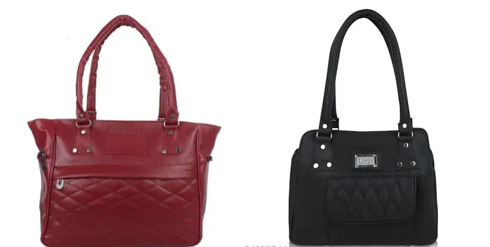 Gorgeous PU Combo Of 2 Bags For Women And Girls