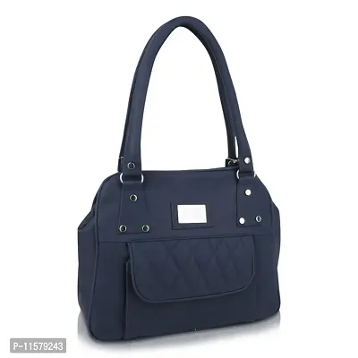 Stylish Blue Regular Handheld Handbags For Women Pack Of 1