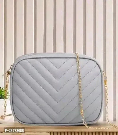 Stylish Solid Sling Bag For Women-thumb0