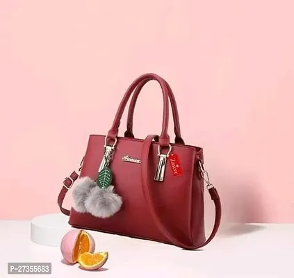 Stylist PU Solid Handbags For Women