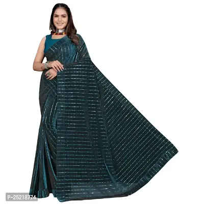 Buy Saki Fashion Women's Regular Fit Lycra Blend Saree With Unstiched  Blouse (Zara M-17) (Peacock) Online In India At Discounted Prices