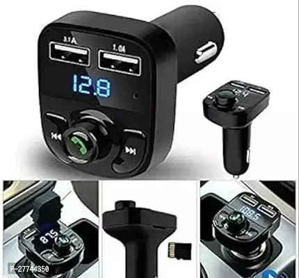 Car X8 FM Modulator Transmitter Hand Fast charger Free Kit Dual USB C Interface Wireless Qc3.0 Car Fast Charger