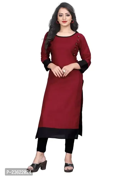 SEYONA Batan Rayon Printed Kurti for Woman-thumb0