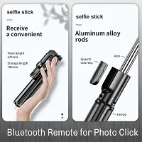 KUBA Bluetooth Extendable Selfie Stick with Tripod Stand and Wireless Remote,3-in-1 Multifunctional Selfie Stick Tripod-thumb3