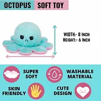 KUBA Octopus 1PC Soft Toys, Mood Change Double-Sided Flip Octopus Plush Toys, Cute Mini Octopus Stuffed Animals Creative Toy Gifts for Birthday-thumb1