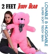 3 Feet Red teddy bear soft and cute Huggable teddy gift for girl/girlfriend/wife (Red)-thumb1