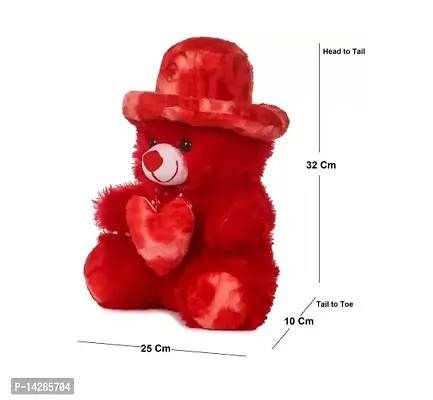 3 Feet Red teddy bear soft and cute Huggable teddy gift for girl/girlfriend/wife (Red)-thumb4