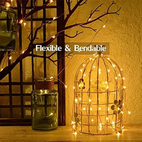 Light Curtian, Light Warm Color, String Light with Flashing Mode Decoration(USB String 10m)