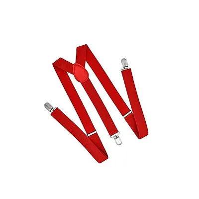 Classy Red Suspender (Pack Of 1)