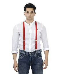 Classy Red Suspender (Pack Of 1)-thumb1