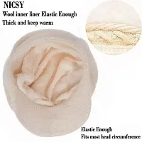 Classy Woolen Solid Winter Caps for Women-thumb2