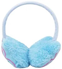 Winter Outdoor Wear Adjustable Grey kitty Ear Muffs / Warmers For Girls (pack of 1)-thumb2