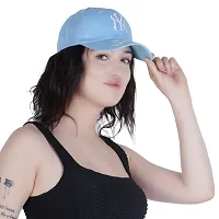 Women Cotton Baseball Visor Cap-thumb2