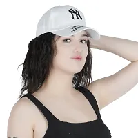 Women Cotton Baseball Visor Cap-thumb2