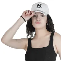 Women Cotton Baseball Visor Cap-thumb1