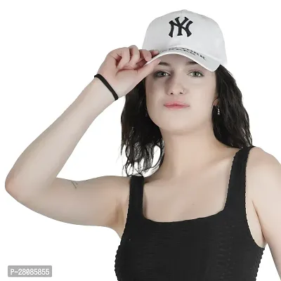 Women Cotton Baseball Visor Cap-thumb2