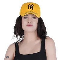 Women Cotton Baseball Visor Cap-thumb3