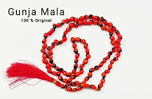 Red Gunja Mala/Chirmi mala/ Ratti mala/108 beads with Government acknowledge Lab certificate-thumb1