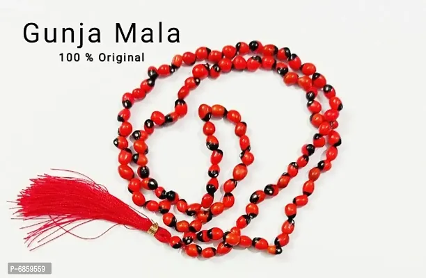 Red Gunja Mala/Chirmi mala/ Ratti mala/108 beads with Government acknowledge Lab certificate-thumb2
