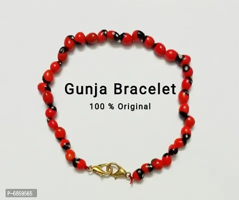 250Red Laal Gunja/Chirmi/Ratti Bracelet-thumb3