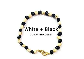 White + Black Gunja/Chirmi/Ratti Bracelet-thumb1
