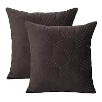 Classic Velvet Solid Cushion Covers, Pack of 2-thumb2