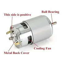 Built with Passion RS-775 DC 12V-High Speed Metal Large Torque Small DC Motor Replacement for DIY Toy Cars-thumb3