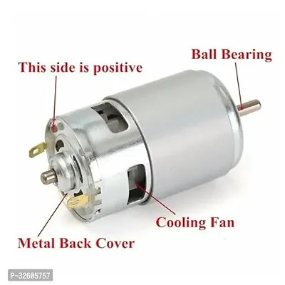 Built with Passion RS-775 DC 12V-High Speed Metal Large Torque Small DC Motor Replacement for DIY Toy Cars-thumb4