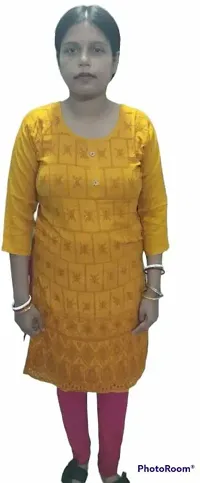 Stylish Rayon Casual Stitched Kurti For Women