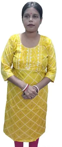 Stylish Rayon Casual Stitched Kurti For Women