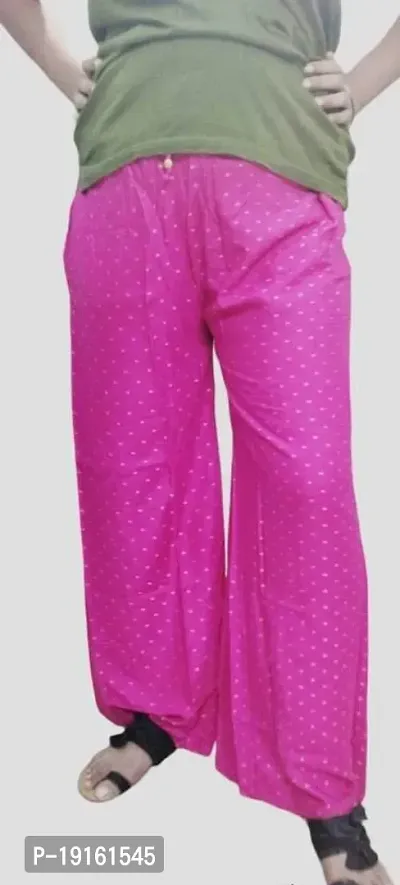 Women Cotton Big Dot Printed Pyjamas and Night Pyjama for Women-thumb0