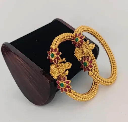 Piece Of Gold Plated Copper Bangles